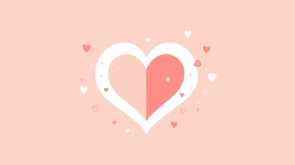 Big hearts and many small hearts. Generative AI
