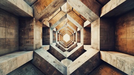 A long, narrow room with a lot of empty space