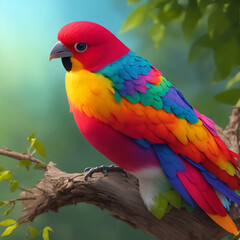 Fototapeta premium Colourful Bird