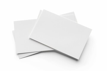 Paper Mockup on Isolated Background created with Generative AI