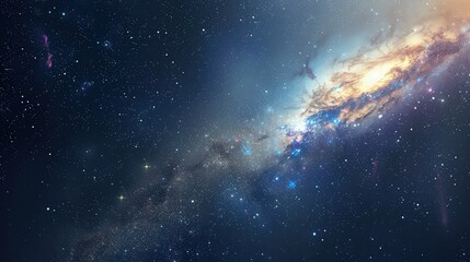 Fototapeta premium space galaxy background