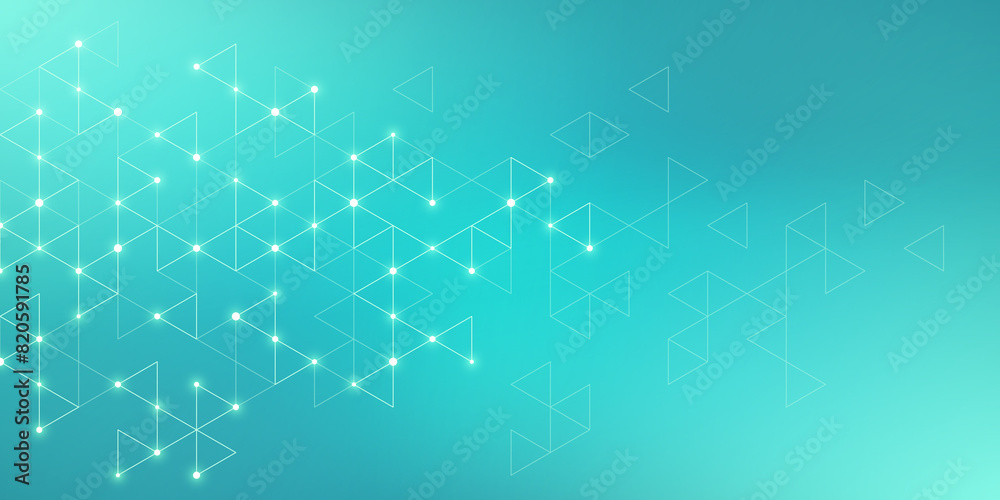 Fototapete Abstract background with a geometric pattern of triangle shapes. Graphic design element