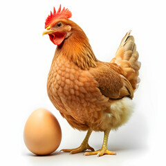 Fototapeta premium photo chicken egg
