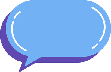 Speech bubble element vector