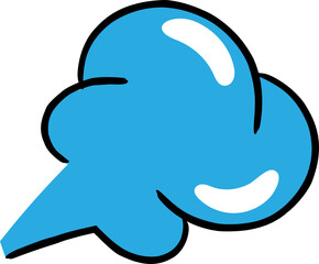 Obraz premium Speech bubble element vector