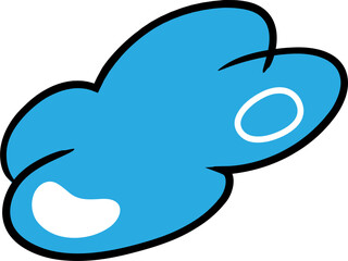 Speech bubble element vector