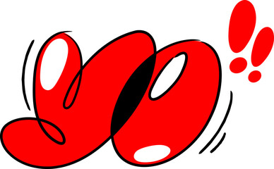 Yo text element vector