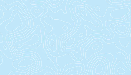 Seamless pattern with waves. Topographic pattern. Abstract topography wavy lines.