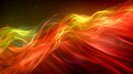 Glowing Abstract: A Symphony of Color and Luminosity