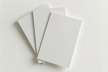 Paper Mockup on Isolated Background created with Generative AI