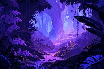 Mystical Forest Background