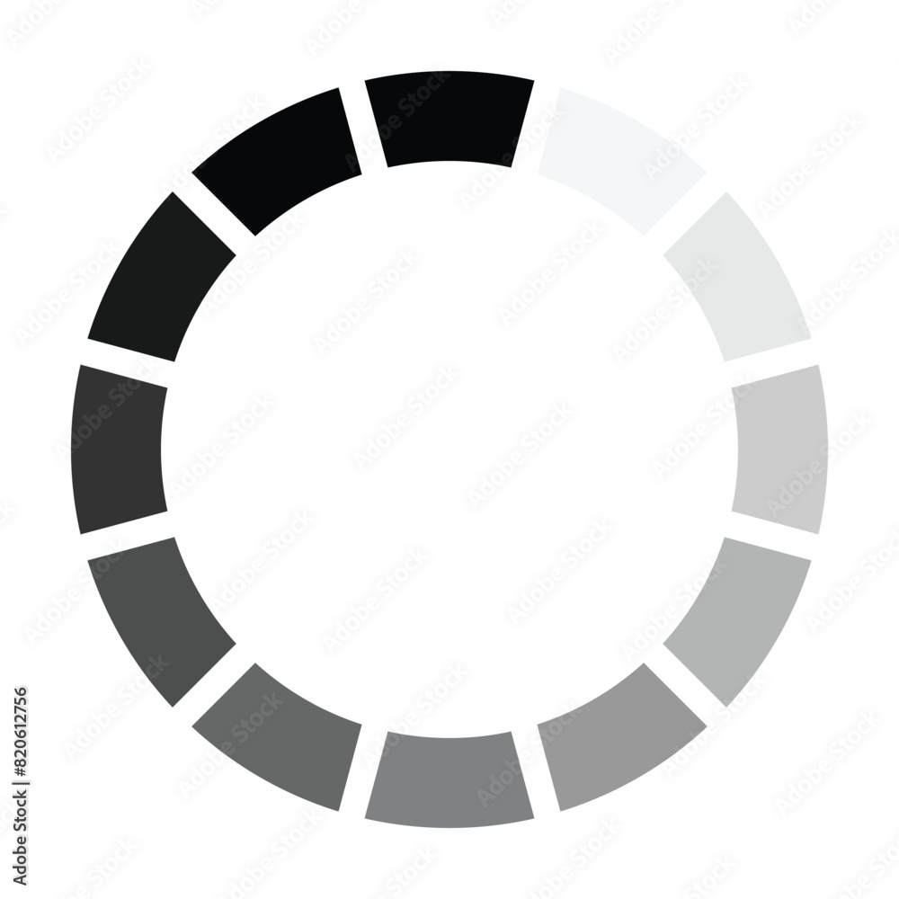 Poster loading icon. simple buffer loader png image for website, video, ui, app or animation. vector illust