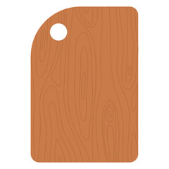 Chopping board vector cartoon illustration isolated on a white background.