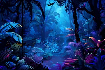 Mystical Forest Background