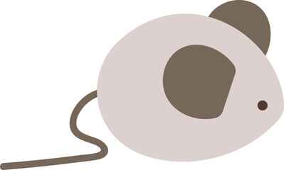 Cute rat element vector