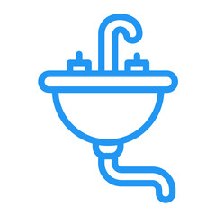 Sink Vector Icon Design Illustration