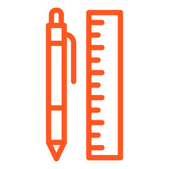 Stationery Vector Icon Design Illustration