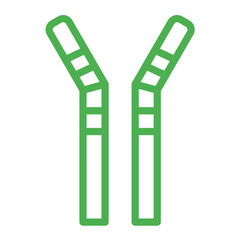 Straws Vector Icon Design Illustration