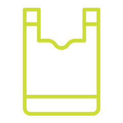 Plastic bag Vector Icon Design Illustration