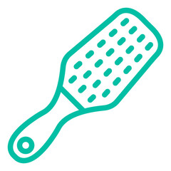 Hair brush Vector Icon Design Illustration
