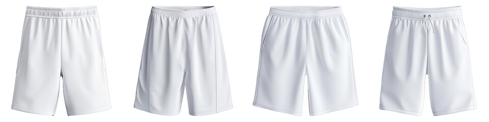 Set of Shorts isolated on transparent png background. Generative ai