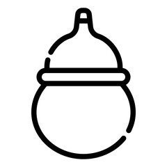 Calabash Icon in Line Style