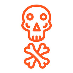 Skull Vector Icon Design Illustration