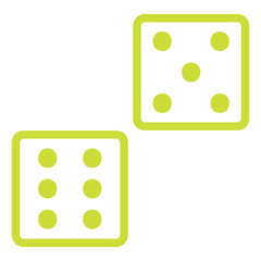Dice Vector Icon Design Illustration
