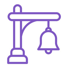 Bell Vector Icon Design Illustration