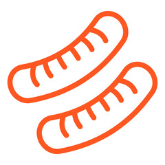 Sausage Vector Icon Design Illustration
