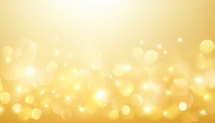 Glitter effect, yellow background