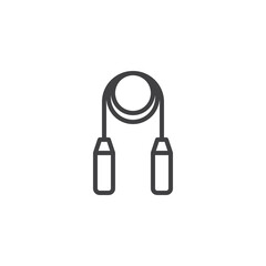 Jump Rope line icon
