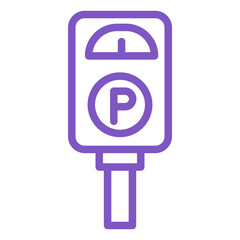 Parking meter Vector Icon Design Illustration