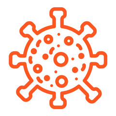 Virus Vector Icon Design Illustration