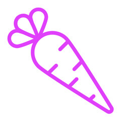 Carrot Vector Icon Design Illustration