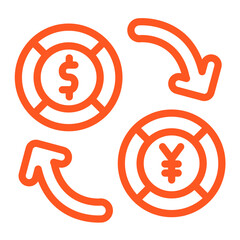 Foreign exchange Vector Icon Design Illustration