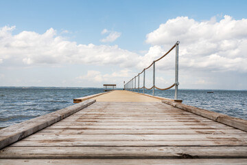 Obraz premium Steg am Meer