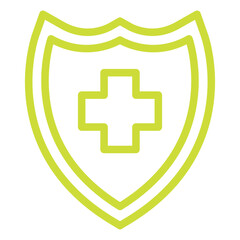 Fototapeta premium Shield Vector Icon Design Illustration