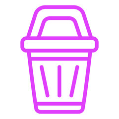 Bin Vector Icon Design Illustration