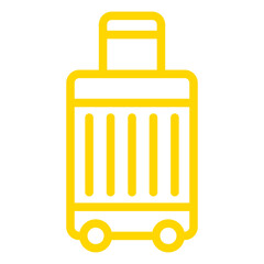 Luggage Vector Icon Design Illustration
