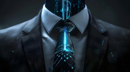 technology, suit and tie