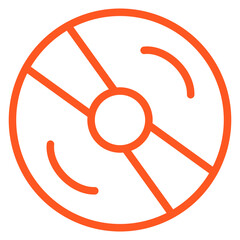 Compact Disc Vector Icon Design Illustration