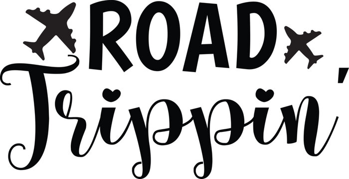 Road trippin svg design