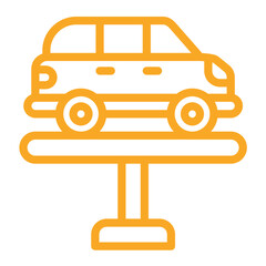 Car lift Vector Icon Design Illustration