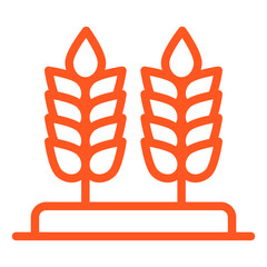 Wheat Vector Icon Design Illustration