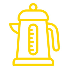 Electric Kettle Vector Icon Design Illustration