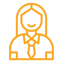 Obraz premium Businesswoman Vector Icon Design Illustration