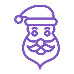 Santa claus Vector Icon Design Illustration