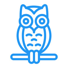 Owl Vector Icon Design Illustration