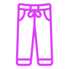 Training Pants Vector Icon Design Illustration
